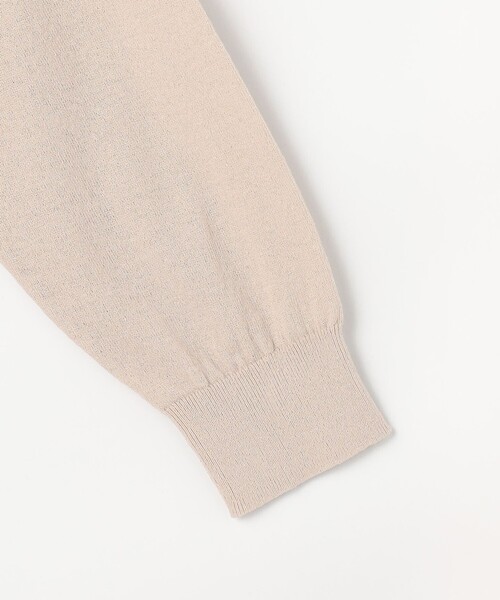 J.PRESS Ladies(J.プレス レディス)の「LINEN COTTON BLEND ニット ブルゾン(ブルゾン・レディース・ネイビー系/ベージュ系/ライトグレー系・SMALL)」の15枚目の写真