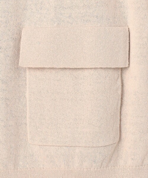 J.PRESS Ladies(J.プレス レディス)の「LINEN COTTON BLEND ニット ブルゾン(ブルゾン・レディース・ネイビー系/ベージュ系/ライトグレー系・SMALL)」の16枚目の写真