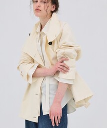 PUBLIC TOKYO（パブリックトウキョウ）の「【2026春新作】ファンネルネックショートトレンチコート（トレンチコート）」