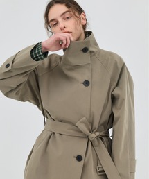 PUBLIC TOKYO | 【2026春新作】ファンネルネックショートトレンチコート(トレンチコート)