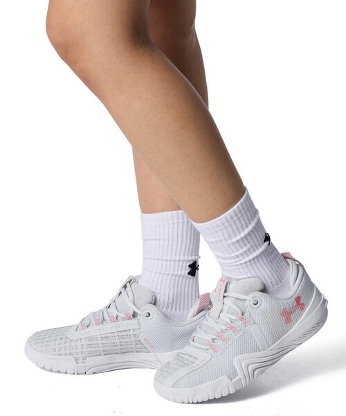 UNDER ARMOUR（アンダーアーマー）の「UAトライベースレイン 6（トレーニング/レディース）（スニーカー・レディース・グレー系その他・25.5cm/23.5cm/24.5cm/23.0cm/22.5cm/26.0cm/25.0cm/24.0cm）」の2枚目の写真