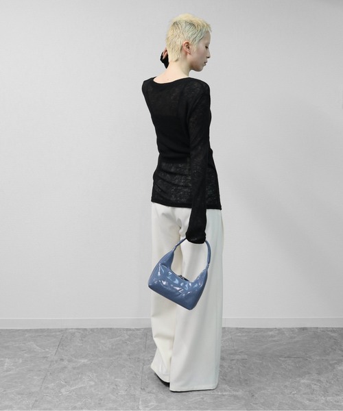 THE CELL.(ザセルドット)の「三日月MINIハンドバッグ HALF MOON MINI HANDBAG(ハンドバッグ・レディース・シルバー/ブルー/ブラック・FREE)」の10枚目の写真