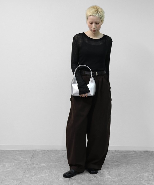 THE CELL.(ザセルドット)の「三日月MINIハンドバッグ HALF MOON MINI HANDBAG(ハンドバッグ・レディース・シルバー/ブルー/ブラック・FREE)」の13枚目の写真