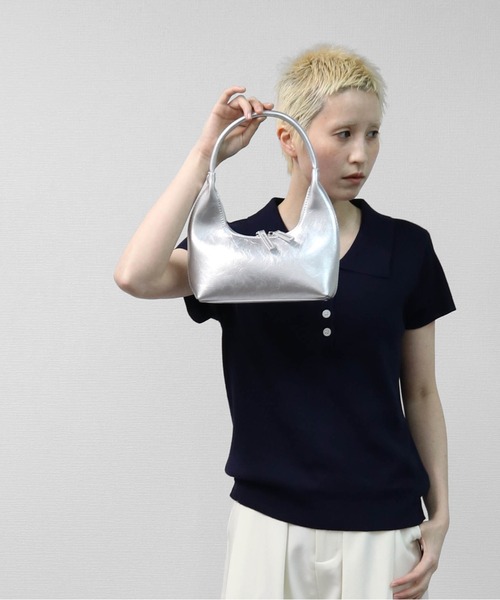THE CELL.(ザセルドット)の「三日月MINIハンドバッグ HALF MOON MINI HANDBAG(ハンドバッグ・レディース・シルバー/ブルー/ブラック・FREE)」の20枚目の写真