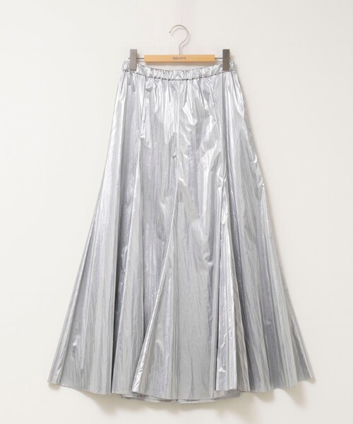 NOLLEY’S（ノーリーズ）の「45th limited editionウォッシャブルメタリックマチ入りマキシスカート（スカート・レディース・シルバー/ゴールド・1/2）」の17枚目の写真