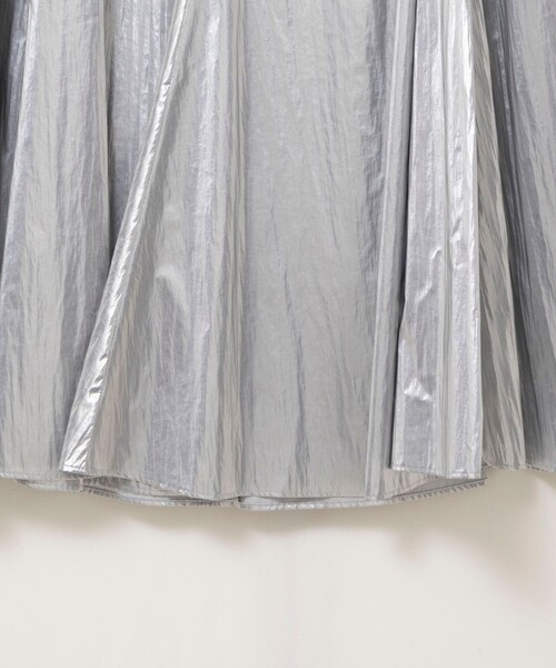 NOLLEY’S（ノーリーズ）の「45th limited editionウォッシャブルメタリックマチ入りマキシスカート（スカート・レディース・シルバー/ゴールド・1/2）」の19枚目の写真