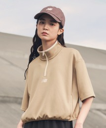 NEW BALANCE | ニットショートスリーブハーフジップ(スウェット)
