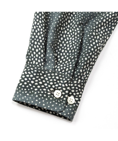 CALEE(キャリー)の「STRIPE PATTERN SH(Tシャツ/カットソー・メンズ・グリーン/ネイビー・MEDIUM/LARGE/X-LARGE)」の9枚目の写真