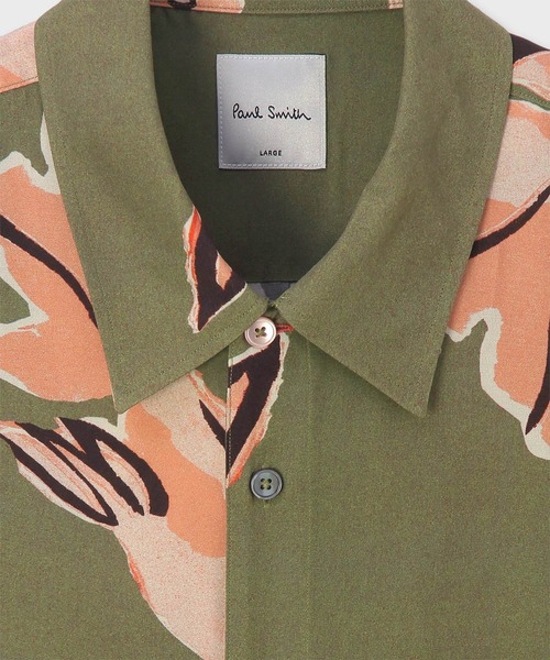 Paul Smith（ポールスミス）の「"LA PECHE" カジュアルシャツ / 163315 929Z（シャツ/ブラウス・メンズ・グリーン/グレー・X-LARGE/LARGE/MEDIUM/SMALL）」の5枚目の写真