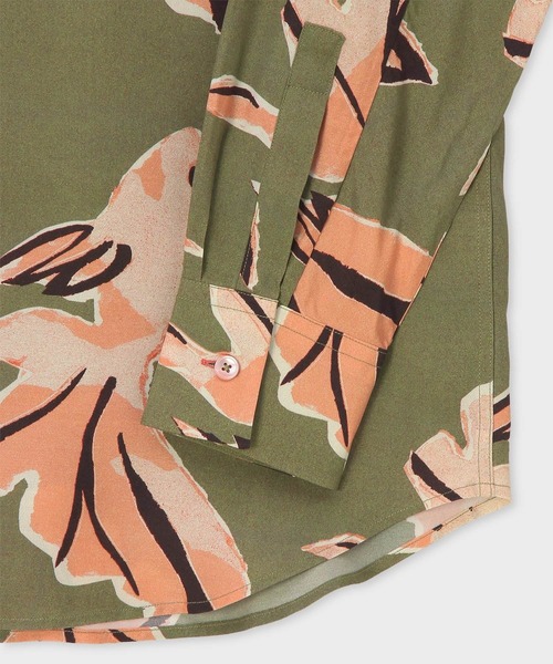 Paul Smith（ポールスミス）の「"LA PECHE" カジュアルシャツ / 163315 929Z（シャツ/ブラウス・メンズ・グリーン/グレー・X-LARGE/LARGE/MEDIUM/SMALL）」の6枚目の写真