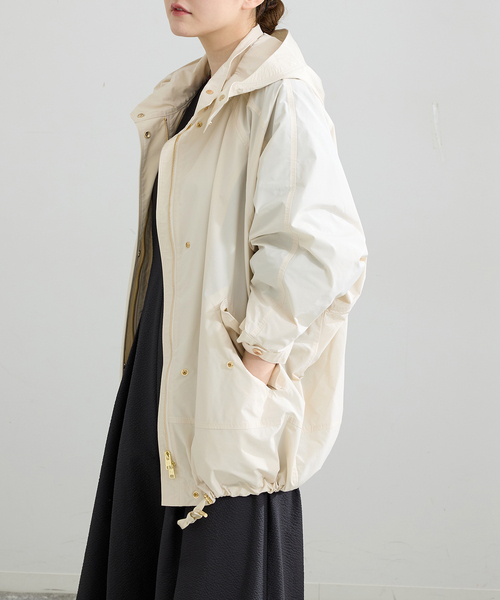 IENA（イエナ）の「WOOLRICH/ウールリッチ SUMMER ANORAK（マウンテンパーカー・レディース・アイボリー/ブラック・FREE）」の6枚目の写真