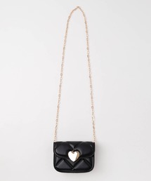 URBAN CHERRY（アーバンチェリー）の「フェイクレザーキルティングハートバックルチェーンバッグ（ショルダーバッグ）」