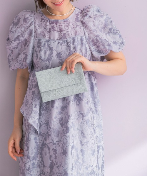 URBAN RESEARCH ROSSO WOMEN（アーバンリサーチ　ロッソ）の「『WEB限定』kaene　ジャガード袱紗（その他・レディース・ブラック/イエロー/ミント・FREE）」の4枚目の写真