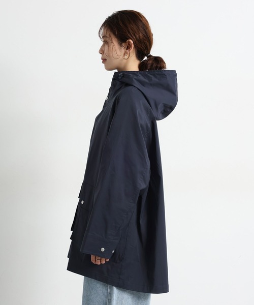 studio CLIP（スタディオクリップ）の「【撥水】ミドル丈フーディブルゾン（ブルゾン・レディース・ベージュ/ネイビー・FREE）」の13枚目の写真