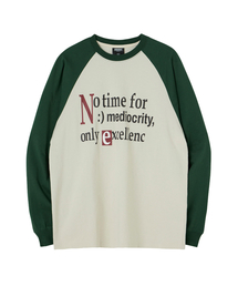 ノータイム ナグランロングスリーブ グリーン