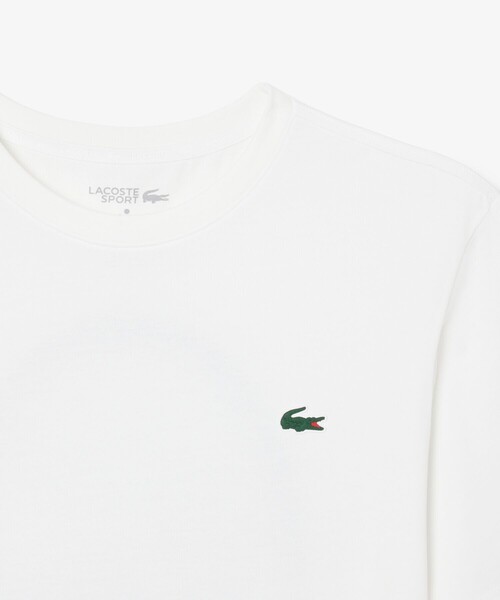 LACOSTE(ラコステ)の「『ダニール・メドベージェフ』ラケットプリントウルトラドライTシャツ(Tシャツ/カットソー・メンズ・ホワイト/オレンジ/ライトブルー・3/4/5)」の8枚目の写真