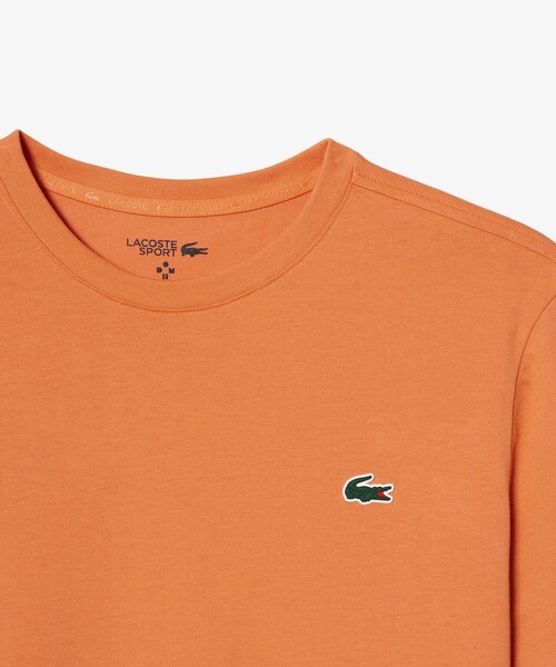 LACOSTE(ラコステ)の「『ダニール・メドベージェフ』ラケットプリントウルトラドライTシャツ(Tシャツ/カットソー・メンズ・ホワイト/オレンジ/ライトブルー・3/4/5)」の21枚目の写真