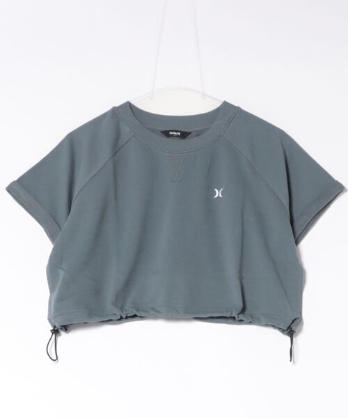 Hurley (ハーレー)の「Hurley/ハーレー 半袖 スウェット レディース TERRY ICON DRAW CORD TOPS WCSS261031(Tシャツ/カットソー・レディース・ブラック/グレイッシュブルー/アッシュ・FREE)」の16枚目の写真