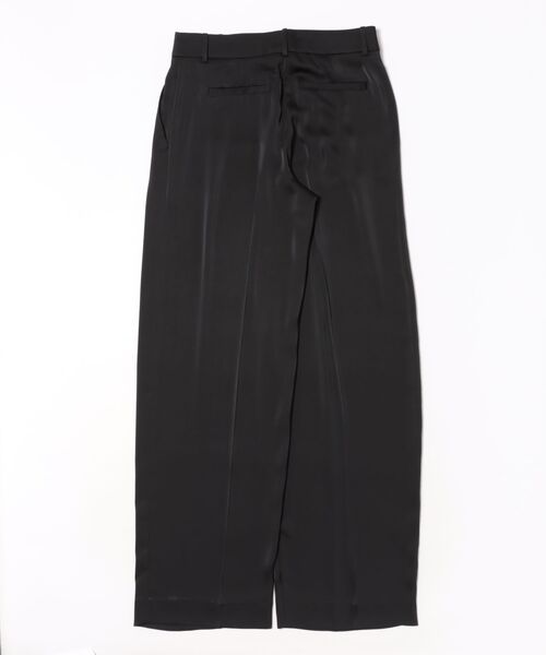 MICHAEL KORS(マイケルコース)の「ドレープ サテン ワイド レッグ パンツ(その他パンツ・レディース・ブラック・2/00/0)」の2枚目の写真