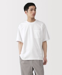 無印良品（ムジルシリョウヒン）の「紳士 涼感UVカットワイド半袖Tシャツ（Tシャツ/カットソー）」
