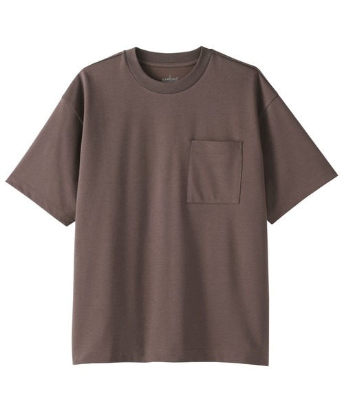 無印良品(ムジルシリョウヒン)の「紳士 涼感UVカットワイド半袖Tシャツ(Tシャツ/カットソー・メンズ・ホワイト/ライトグレー/ダークブラウン系/ブラック/スモーキーグリーン系/ライトブルー/グレー系/ネイビー/ブラウン系・S/M/L/XL)」の11枚目の写真