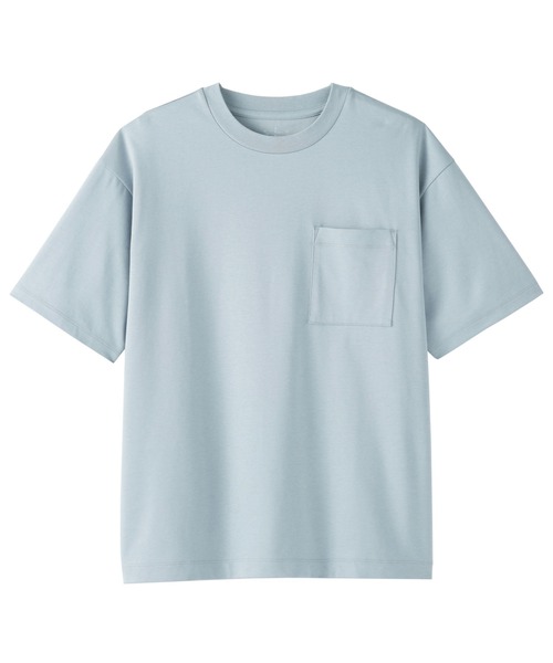 無印良品(ムジルシリョウヒン)の「紳士 涼感UVカットワイド半袖Tシャツ(Tシャツ/カットソー・メンズ・ホワイト/ライトグレー/ダークブラウン系/ブラック/スモーキーグリーン系/ライトブルー/グレー系/ネイビー/ブラウン系・S/M/L/XL)」の17枚目の写真