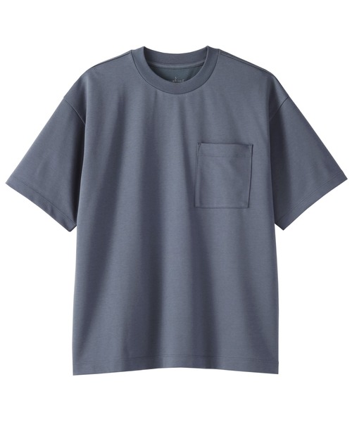 無印良品(ムジルシリョウヒン)の「紳士 涼感UVカットワイド半袖Tシャツ(Tシャツ/カットソー・メンズ・ホワイト/ライトグレー/ダークブラウン系/ブラック/スモーキーグリーン系/ライトブルー/グレー系/ネイビー/ブラウン系・S/M/L/XL)」の20枚目の写真
