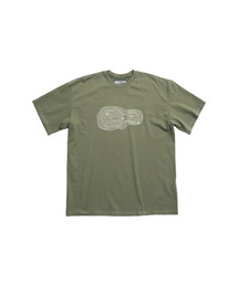 999HUMANITY（999ヒューマニティ）の「共存ハーフTシャツ（オリーブ）（Tシャツ/カットソー）」