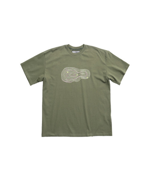 999HUMANITY(999ヒューマニティ)の「共存ハーフTシャツ(オリーブ)(Tシャツ/カットソー・レディース・その他・0(XS)/1(S)/2(M)/3(L))」の1枚目の写真