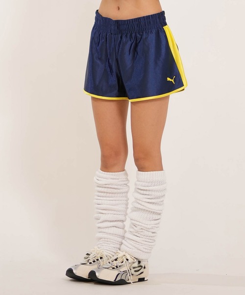 PUMA(プーマ)の「PUMA/プーマ ハーフパンツ ショートパンツ FUTURE.PUMA.ARCHIVE 2 ショーツ 636861(その他パンツ・レディース・ブラック/ブルー・M/L)」の2枚目の写真