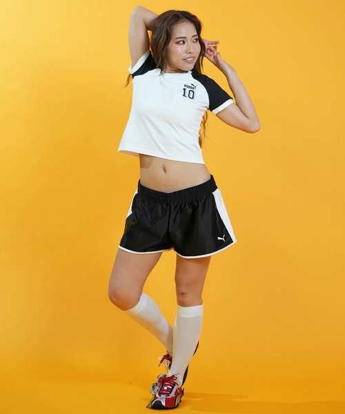 PUMA(プーマ)の「PUMA/プーマ ハーフパンツ ショートパンツ FUTURE.PUMA.ARCHIVE 2 ショーツ 636861(その他パンツ・レディース・ブラック/ブルー・M/L)」の6枚目の写真