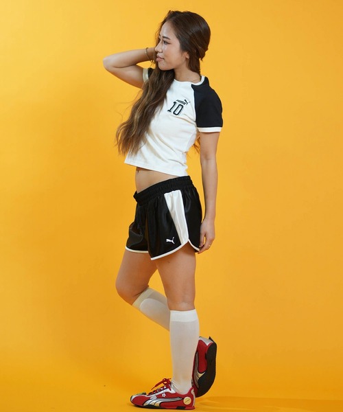 PUMA(プーマ)の「PUMA/プーマ ハーフパンツ ショートパンツ FUTURE.PUMA.ARCHIVE 2 ショーツ 636861(その他パンツ・レディース・ブラック/ブルー・M/L)」の7枚目の写真