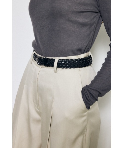 AZUL by moussy（アズールバイマウジー）の「フェイクレザーメッシュベルト（ベルト・レディース・ブラウン/ブラック・FREE）」の5枚目の写真