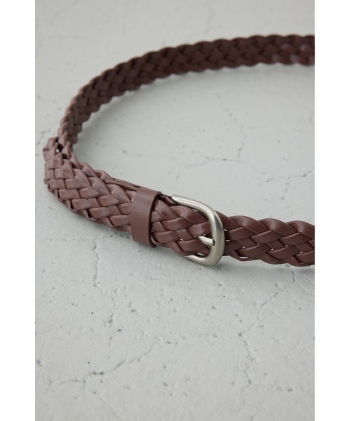 AZUL by moussy（アズールバイマウジー）の「フェイクレザーメッシュベルト（ベルト・レディース・ブラウン/ブラック・FREE）」の16枚目の写真