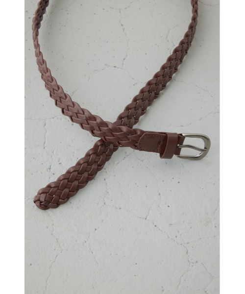 AZUL by moussy（アズールバイマウジー）の「フェイクレザーメッシュベルト（ベルト・レディース・ブラウン/ブラック・FREE）」の18枚目の写真