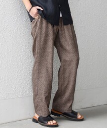 SHIPS（シップス）の「SHIPS any:〈洗濯機可能〉FUTURE LINEN CANVAS リネンライク セミワイド パンツ◇（その他パンツ）」