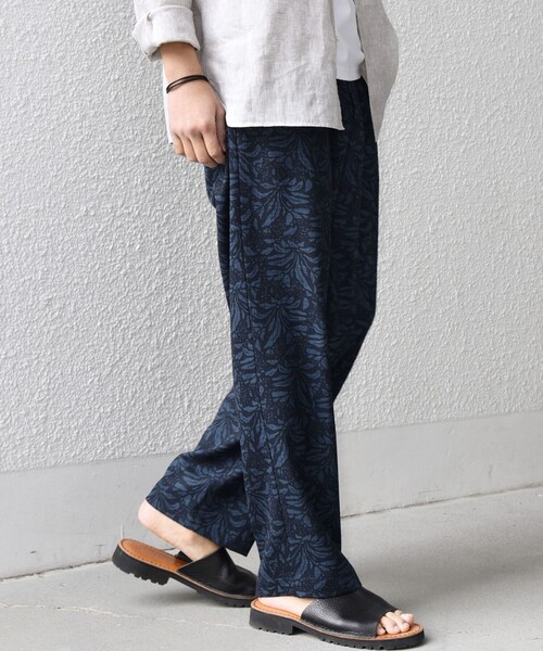 SHIPS any（シップス エニィ）の「SHIPS any:〈UVカット〉FUTURE LINEN CANVAS リネンライク セミワイド パンツ◆（その他パンツ・メンズ・ダークブルー/ネイビー/オリーブ/ブルー/ブラウン/ブラウン系その他・SMALL/LARGE/MEDIUM）」の6枚目の写真