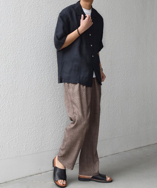 SHIPS any(シップス エニィ)の「SHIPS any:〈UVカット〉FUTURE LINEN CANVAS リネンライク セミワイド パンツ◇(その他パンツ・メンズ・ダークブルー/ネイビー/オリーブ/ブルー/ブラウン/ブラウン系その他・SMALL/LARGE/MEDIUM)」の8枚目の写真
