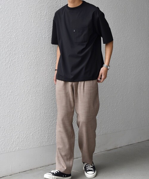 SHIPS any(シップス エニィ)の「SHIPS any:〈UVカット〉FUTURE LINEN CANVAS リネンライク セミワイド パンツ◇(その他パンツ・メンズ・ダークブルー/ネイビー/オリーブ/ブルー/ブラウン/ブラウン系その他・SMALL/LARGE/MEDIUM)」の13枚目の写真