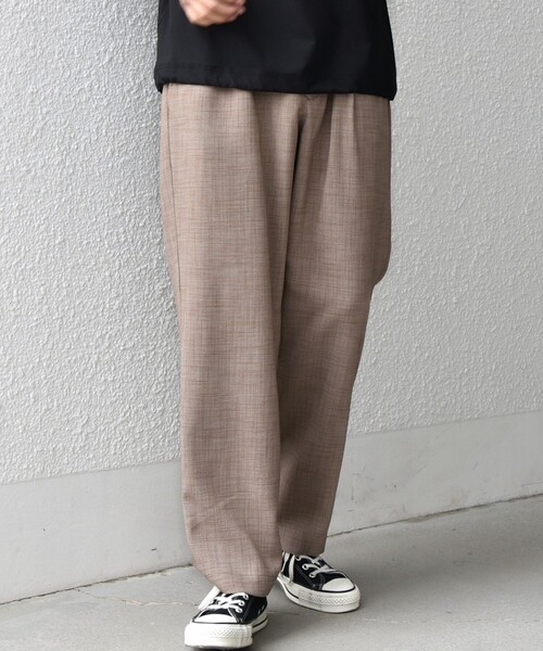 SHIPS any(シップス エニィ)の「SHIPS any:〈UVカット〉FUTURE LINEN CANVAS リネンライク セミワイド パンツ◇(その他パンツ・メンズ・ダークブルー/ネイビー/オリーブ/ブルー/ブラウン/ブラウン系その他・SMALL/LARGE/MEDIUM)」の15枚目の写真