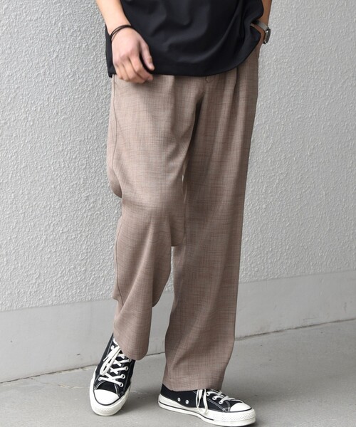 SHIPS any(シップス エニィ)の「SHIPS any:〈UVカット〉FUTURE LINEN CANVAS リネンライク セミワイド パンツ◇(その他パンツ・メンズ・ダークブルー/ネイビー/オリーブ/ブルー/ブラウン/ブラウン系その他・SMALL/LARGE/MEDIUM)」の17枚目の写真