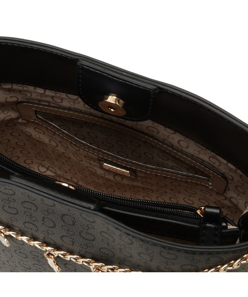 Guess(ゲス)の「TASHA Bucket ショルダーバッグ バケットバッグ(ショルダーバッグ・レディース・ホワイト/ダークグレー・ONE SIZE)」の11枚目の写真