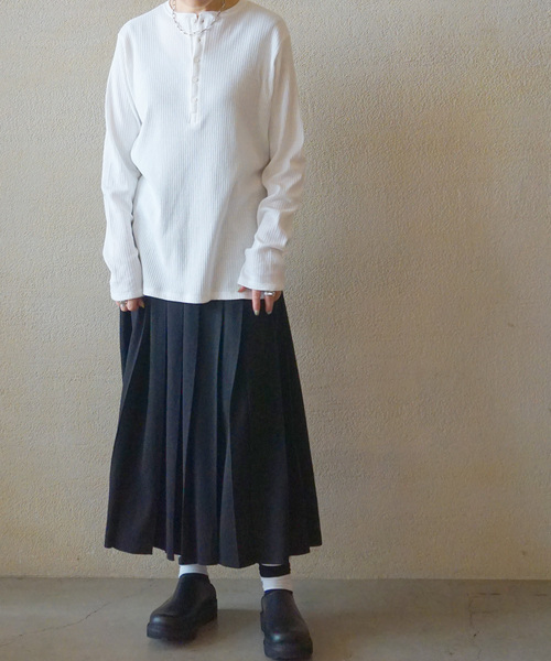 JOURNAL STANDARD LUXE（ジャーナルスタンダード　ラックス）の「ランダムテレコ プルオーバー（Tシャツ/カットソー・レディース・ホワイト/ブラック・FREE）」の4枚目の写真