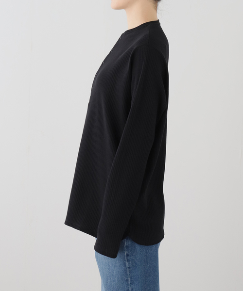 JOURNAL STANDARD LUXE（ジャーナルスタンダード　ラックス）の「ランダムテレコ プルオーバー（Tシャツ/カットソー・レディース・ホワイト/ブラック・FREE）」の6枚目の写真