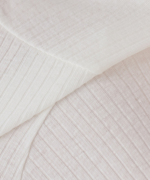 JOURNAL STANDARD LUXE（ジャーナルスタンダード　ラックス）の「ランダムテレコ プルオーバー（Tシャツ/カットソー・レディース・ホワイト/ブラック・FREE）」の13枚目の写真