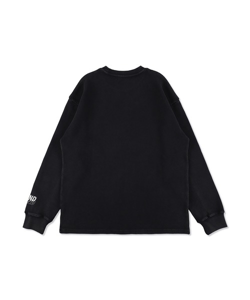 WIND AND SEA（ウィンダンシー）の「HEAVY WAFFLE L/S TEE（Tシャツ/カットソー・メンズ・カモフラージュ/サックスブルー/ブラック/グレー・LARGE/X-LARGE/MEDIUM/SMALL）」の6枚目の写真