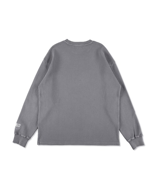 WIND AND SEA（ウィンダンシー）の「HEAVY WAFFLE L/S TEE（Tシャツ/カットソー・メンズ・カモフラージュ/サックスブルー/ブラック/グレー・LARGE/X-LARGE/MEDIUM/SMALL）」の10枚目の写真