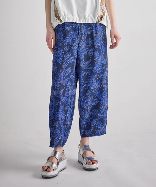 ATSURO TAYAMA（アツロウタヤマ）の「ペイズリープリントパンツ（その他パンツ・レディース・ブルー系その他2・M）」の2枚目の写真