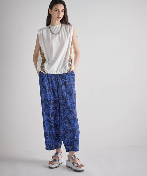 ATSURO TAYAMA（アツロウタヤマ）の「ペイズリープリントパンツ（その他パンツ・レディース・ブルー系その他2・M）」の6枚目の写真