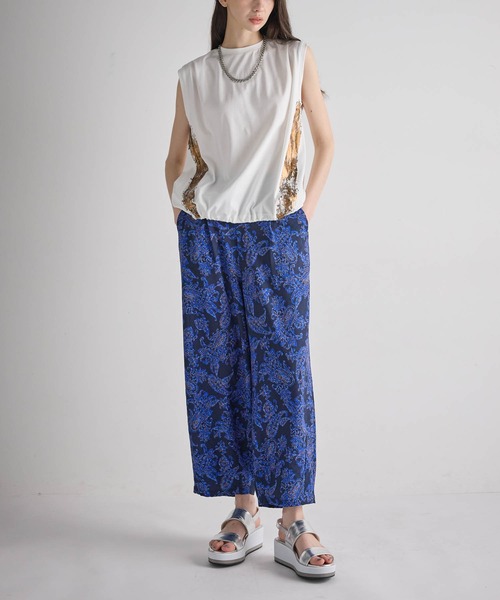 ATSURO TAYAMA（アツロウタヤマ）の「ペイズリープリントパンツ（その他パンツ・レディース・ブルー系その他2・M）」の7枚目の写真